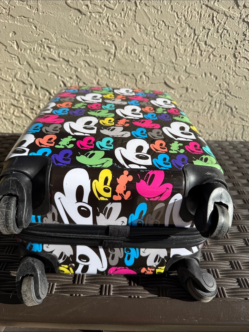 Disney Parks Mickey Mouse Pop Art Luggage 20" Hardcover Suitcase Spinner - Picture 12 of 15